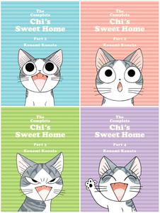Chi's Sweet Home Manga Series 4-Book Collection Set - The Complete Full-Color Edition of the Adorable Cat Classic (Vertical Comics)