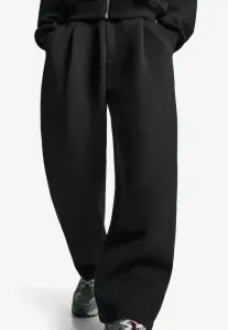 Широкие спортивные штаны для скейтбординга Bershka, Black