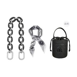 Lan Bao Fan Акриловая микрофибра полиуретановая парфюмерная сумка через плечо с цепочкой шелковый шарф аксессуар унисекс белый черный розовый, Relic Portable 35cm+Butterfly Silk Scarf