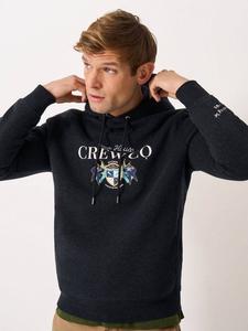 Толстовка для гребли из хлопковой смеси Crew Clothing, Graphite Grey