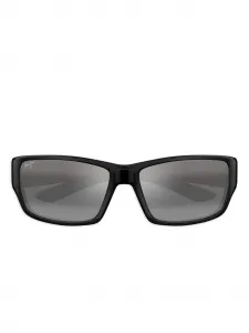 Солнцезащитные очки Local Kine в прямоугольной оправе Maui Jim, черный