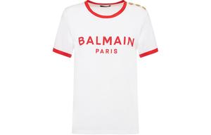Футболка женская белая BALMAIN