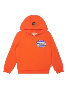 Худи strass cars racing Philipp Plein, оранжевый