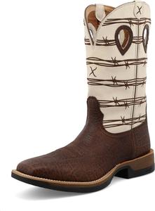 Ботинки Twisted X Men's 12 Tech X Western, коричневый