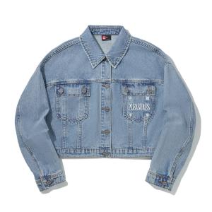 LiNing Куртка джинсовая женская синяя джинсовая матовая желтая клетка, Blue Denim Creamy Yellow Plaid