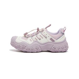 CAMEL Женские низкие кеды экрю-фиолетовые с серебристыми деталями, цвет Ecru/Purple/Silver