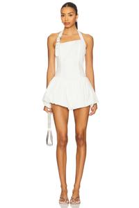 X revolve xena мини-платье Ow Collection, white