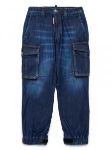 DSQUARED2 KIDS джинсы карго, синий