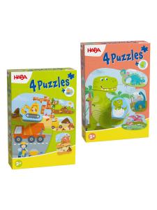 HABA Игра 'Puzzle-Set mit Holzfiguren', мультиколор