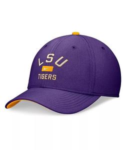 Мужская фиолетовая гибкая шляпа с галочкой LSU Tigers Primetime Rise Nike, фиолетовый