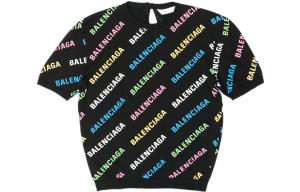 Укороченный топ женский черный Balenciaga