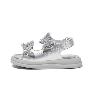 Snoffy Детские сандалии Silver Flash Butterfly Kids' нескользящие и дышащие