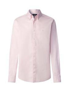 Hackett London Рубашка на пуговицах 'Ess' пастельно-розового цвета Regular fit
