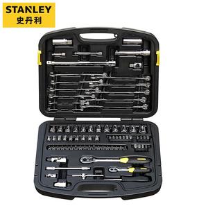 Stanley Комплексный набор для ремонта автомобилей, 80 предметов, гаечный ключ с храповым механизмом, набор для ремонта автомобилей 94-694-1-22