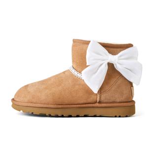Ботинки короткие зимние UGG Born Homebody Sister Small Flower, карамельный