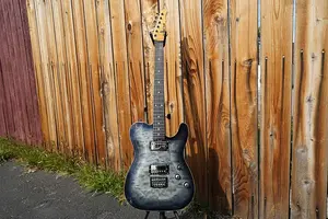 Электрогитара Schecter DIAMOND SERIES PT Classic - Transparent Black Burst 6-струнная с жестким футляром в черно-клетчатом стиле