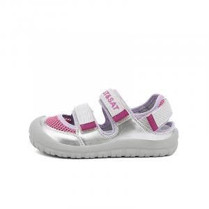 Сандалии детские с низким верхом, устойчивые к истиранию и дышащие ST&SAT, розовый/фиолетовый