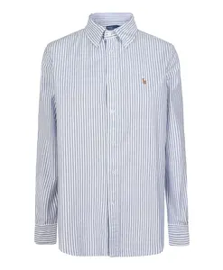 Рубашка-Блузка с планкой на пуговицах Ralph Lauren, белый