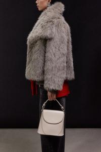 Кожаная сумка Answear.Lab, бежевый