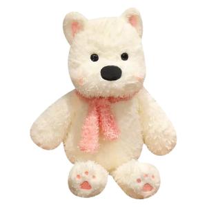 Плюшевая кукла щенка вест хайленд уайт терьера высота 30см/50см/70см/90см JINXIANGHE