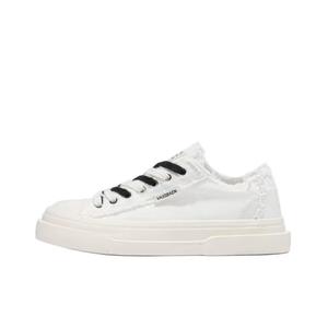 OBWA Амортизирующие износостойкие легкие низкие скейтерские кеды мужские белые, цвет White