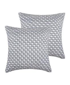 Домашний Адитья 2 шт. Шам-сет, Европейский Levtex, синий