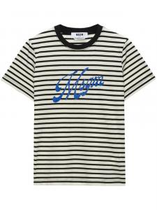 Футболка с логотипом MSGM, черный