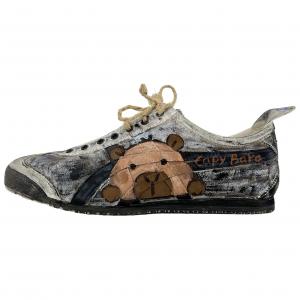 Onitsuka Tiger MEXICO 66 износостойкие дышащие низкие повседневные туфли унисекс белого, синего и красного цветов