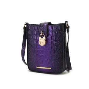 Сумка кроссбоди Avery с градиентным тиснением от Mia K для женщин MKF Collection By Mia K., фиолетовый