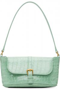 By Far Сумка для багета Green Croco Miranda