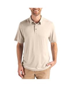 Мужская рубашка поло Coastline Epic Comfort из переработанных материалов Cutter & Buck, Wheat