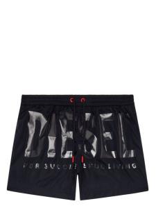 Diesel плавки-шорты Bmbx-Ken-37 с принтом, черный