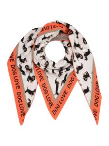 Платок Zwillingsherz Süßer Dackel, белый