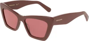 Солнцезащитные очки FERRAGAMO SF 929 SN 606, бордовые