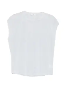 Футболка с вырезом-лодочкой Panicale, синий