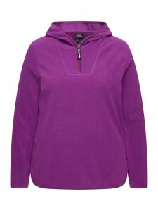 Толстовка Ulla Popken, цвет aubergine