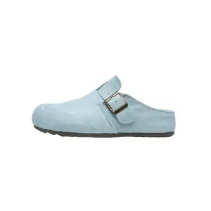 Резиновая подошва тихая устойчивая к истиранию закрытый носок тапочки women's YANGQIYINGTAO, синий