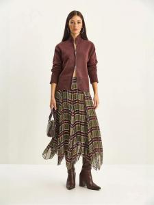 Bianco Lucci Юбка в оливковом цвете