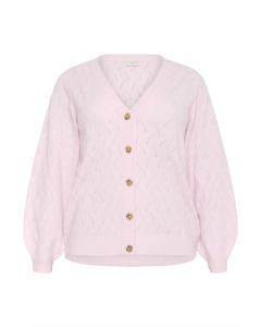 KAFFE CURVE Кардиган 'Anita' вязаный в цвете Rose