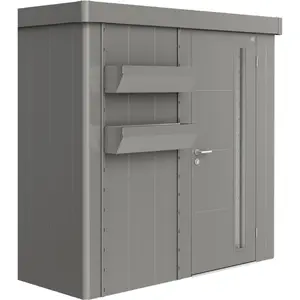 Цветочный ящик Biohort «Нео», ШxГxВ: 84x24x205 см, цвет quarzgrau-metallic