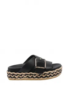 Босоножки на платформе с пряжкой Paloma Barceló, черный
