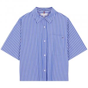 Футболка с коротким рукавом и карманом Tommy Hilfiger, синий/белый