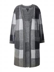 Ulla Popken Кардиган вязаный в цветах Grey, Anthracite, Graphite, Light Grey