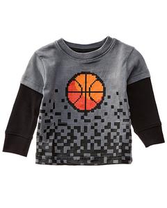 Миш Миш Пиксель Баскетбол 2Fer Топ Mish Mish, серый