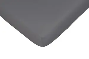 Простыня CASATEX "Джерри", удобная в надевании благодаря высокой эластичности 180-200х190-200 см, 1 шт., цвет anthrazit
