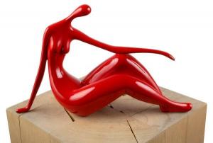 Современная скульптура KUNSTLOFT, красный