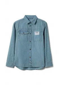 Рубашка Ovs, White/Light Blue