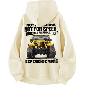 Свитшот для верховой езды Casual Collection Unisex Jeep, оранжевый (fleece-lined)