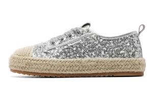 Эспадрильи женские серебряные C°Banner