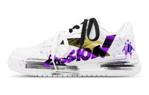 Удобные, износостойкие низкие скейтбордистские кроссовки унисекс с хорошей амортизацией Anta, черный белый